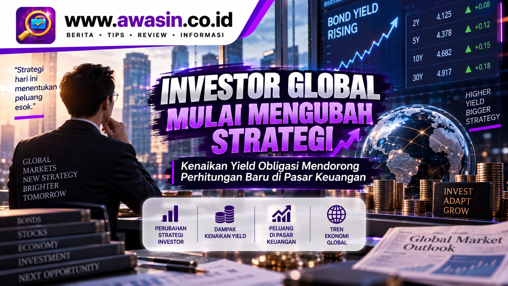 Investor Global Mulai Mengubah Strategi, Kenaikan Yield Obligasi Mendorong Perhitungan Baru di Pasar Keuangan